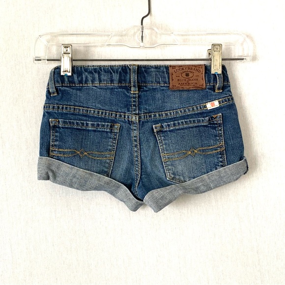 Lucky Brand Girls Denim Jeans Shorts Size 7 - Picture 2 of 4